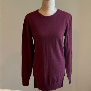 HAYDEN ZIPPER TUNIC CASHMERE SWEATER L